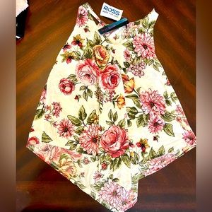 Floral blouse never worn